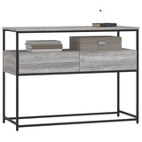 Console Table Grey Sonoma 100x40x75 cm Engineered Wood