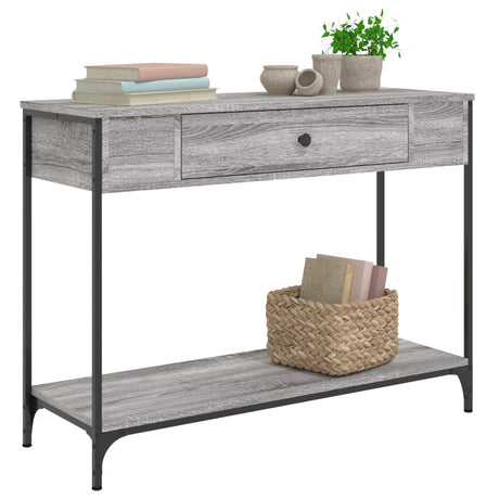 Console Table 100X34.5X75 Cm Engineered Wood
