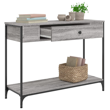 Console Table 100X34.5X75 Cm Engineered Wood