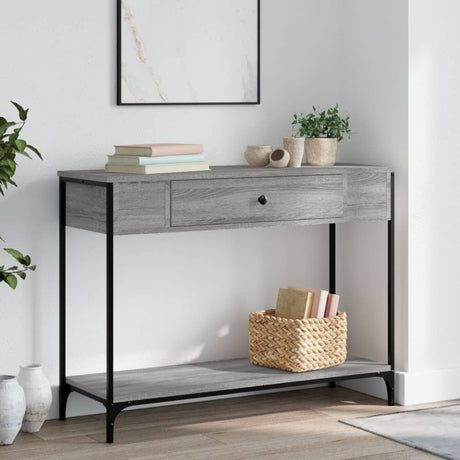 Console Table 100X34.5X75 Cm Engineered Wood