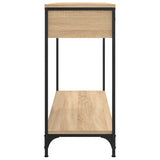 Console Table Sonoma Oak 100x34.5x75 cm Engineered Wood