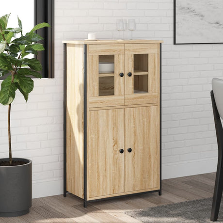 Highboard 62X32X106.5 Cm Engineered Wood