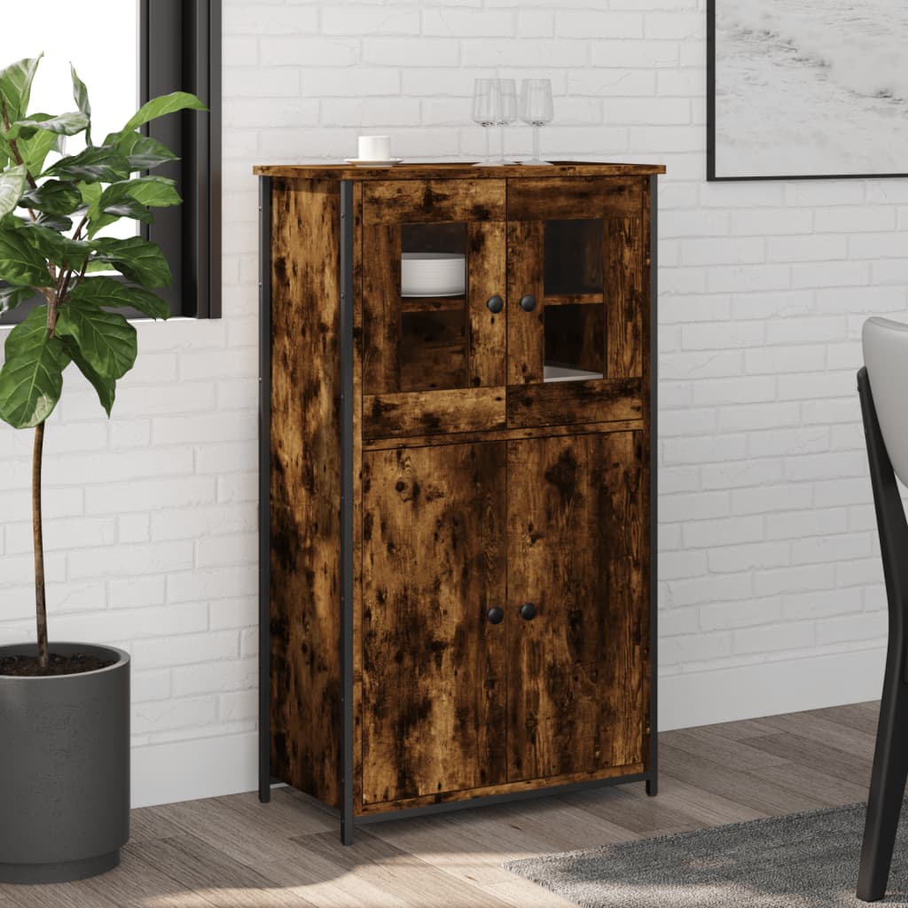 Highboard 62X32X106.5 Cm Engineered Wood