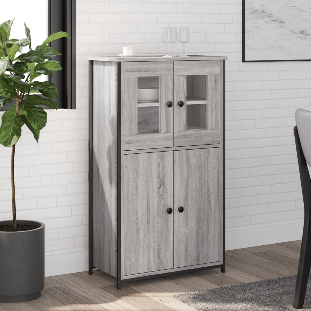 Highboard 62X32X106.5 Cm Engineered Wood