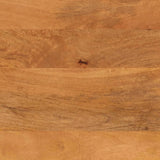 Tv Cabinet Brown And Black 105X33.5X46 Cm Solid Wood Mango