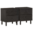 Bedside Cabinets 2 Pcs 40X33X46 Cm Solid Wood Acacia