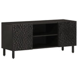 Tv Cabinet 105X33X46 Cm Solid Wood Acacia