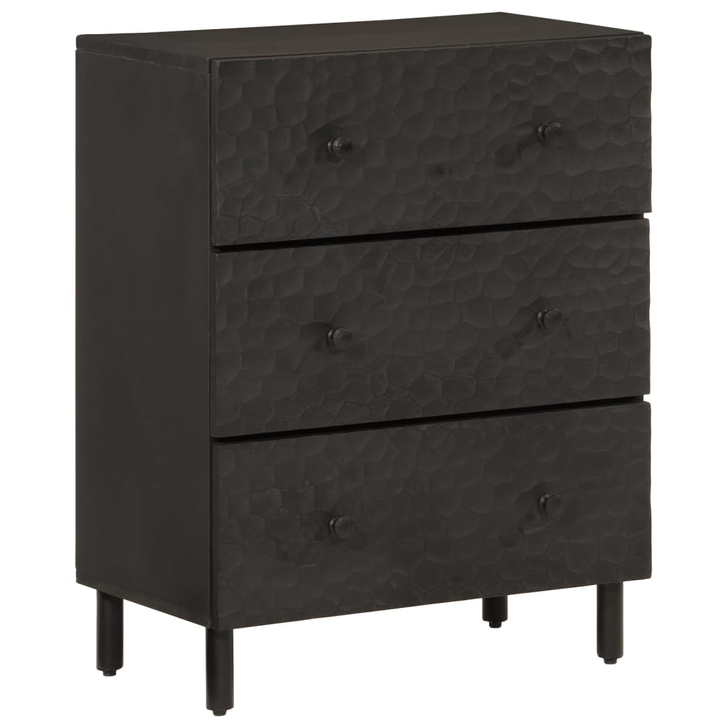 Side Cabinet 60X33X75 Cm Solid Wood Mango