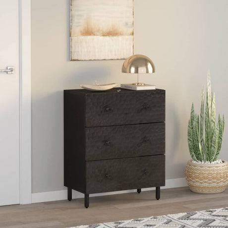 Side Cabinet 60X33X75 Cm Solid Wood Mango