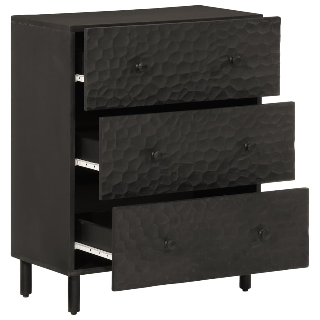 Side Cabinet 60X33X75 Cm Solid Wood Mango