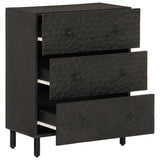 Side Cabinet 60X33X75 Cm Solid Wood Mango