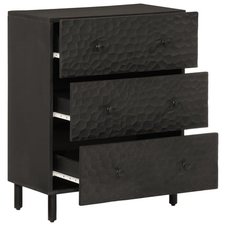 Side Cabinet 60X33X75 Cm Solid Wood Mango