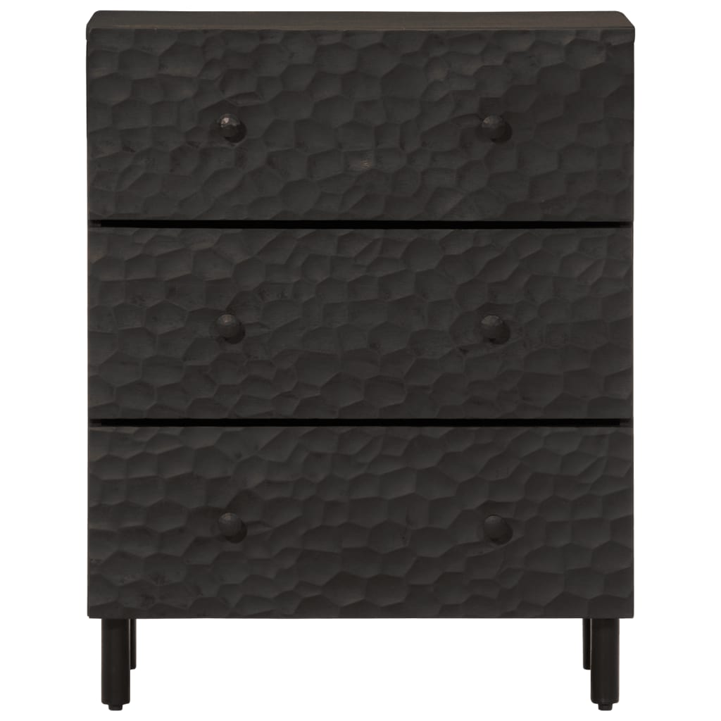 Side Cabinet 60X33X75 Cm Solid Wood Mango