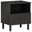 Bedside Cabinet 40X33X46 Cm Solid Wood Acacia