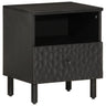 Bedside Cabinet 40X33X46 Cm Solid Wood Acacia