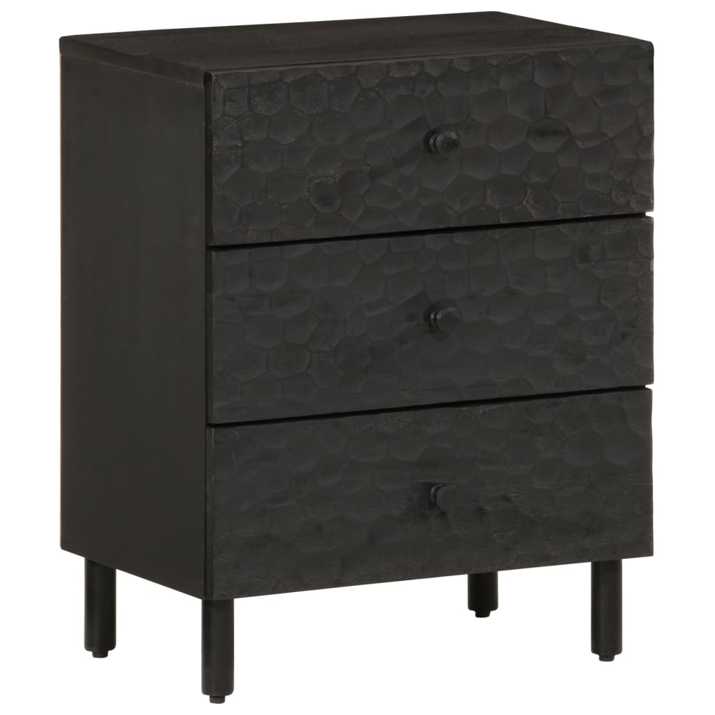 Bedside Cabinet 50X33X60 Cm Solid Wood Acacia