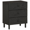 Bedside Cabinet 50X33X60 Cm Solid Wood Acacia