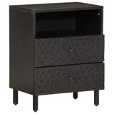 Bedside Cabinet 50X33X60 Cm Solid Wood Acacia