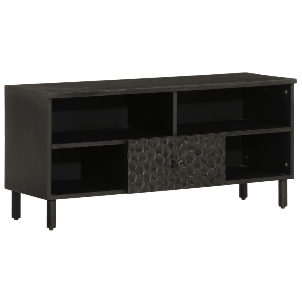Tv Cabinet 100X33X46 Cm Solid Wood Acacia