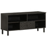 Tv Cabinet 100X33X46 Cm Solid Wood Acacia