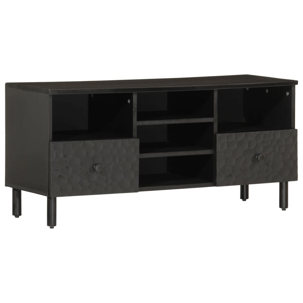 Tv Cabinet 100X33X46 Cm Solid Wood Acacia