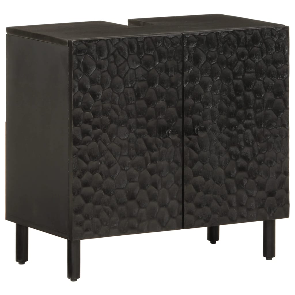Bathroom Sink Cabinet 62X33X58 Cm Solid Wood Mango