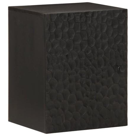Bathroom Wall Cabinet 38X33X48 Cm Solid Wood Acacia