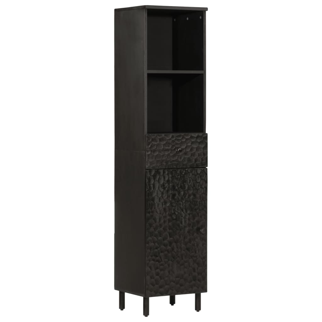 Bathroom Cabinet 38X33X160 Cm Solid Wood Acacia