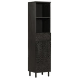 Bathroom Cabinet 38X33X160 Cm Solid Wood Acacia