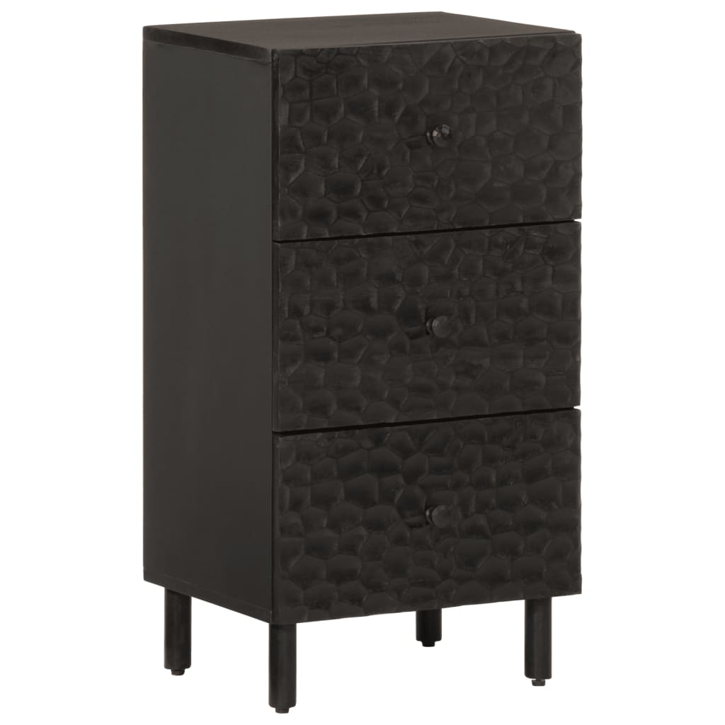 Side Cabinet 40X33X75 Cm Solid Wood Acacia