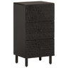 Side Cabinet 40X33X75 Cm Solid Wood Acacia