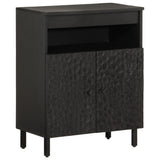 Side Cabinet 60X33X75 Cm Solid Wood Acacia