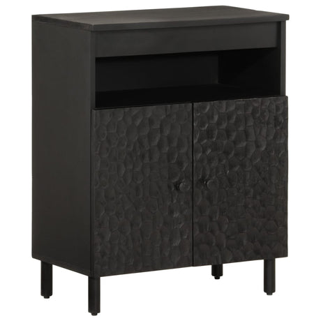 Side Cabinet 60X33X75 Cm Solid Wood Acacia