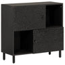 Side Cabinet 80X33X75 Cm Solid Wood Acacia