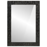 Bathroom Mirror 50X70X2.5 Cm Solid Wood Mango And Glass