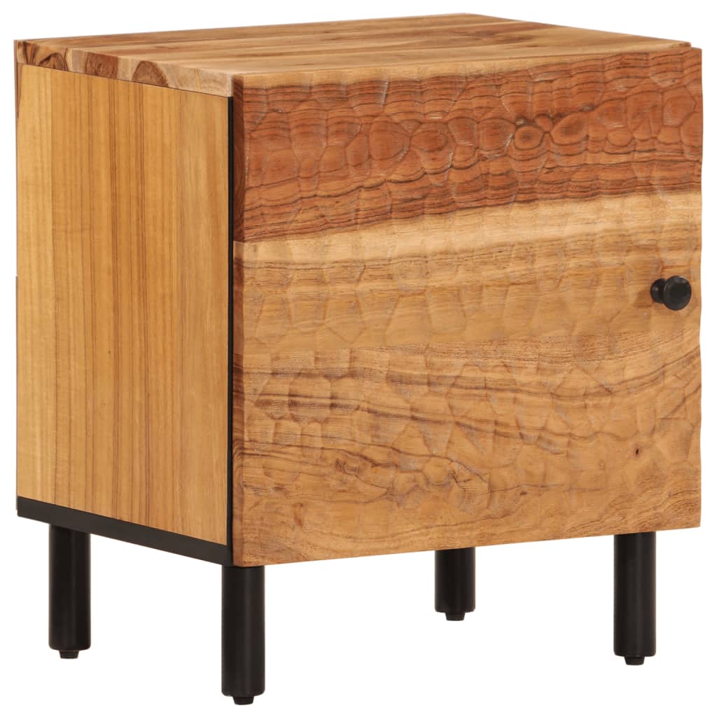 Bedside Cabinets 2 Pcs 40X33X46 Cm Solid Wood Acacia