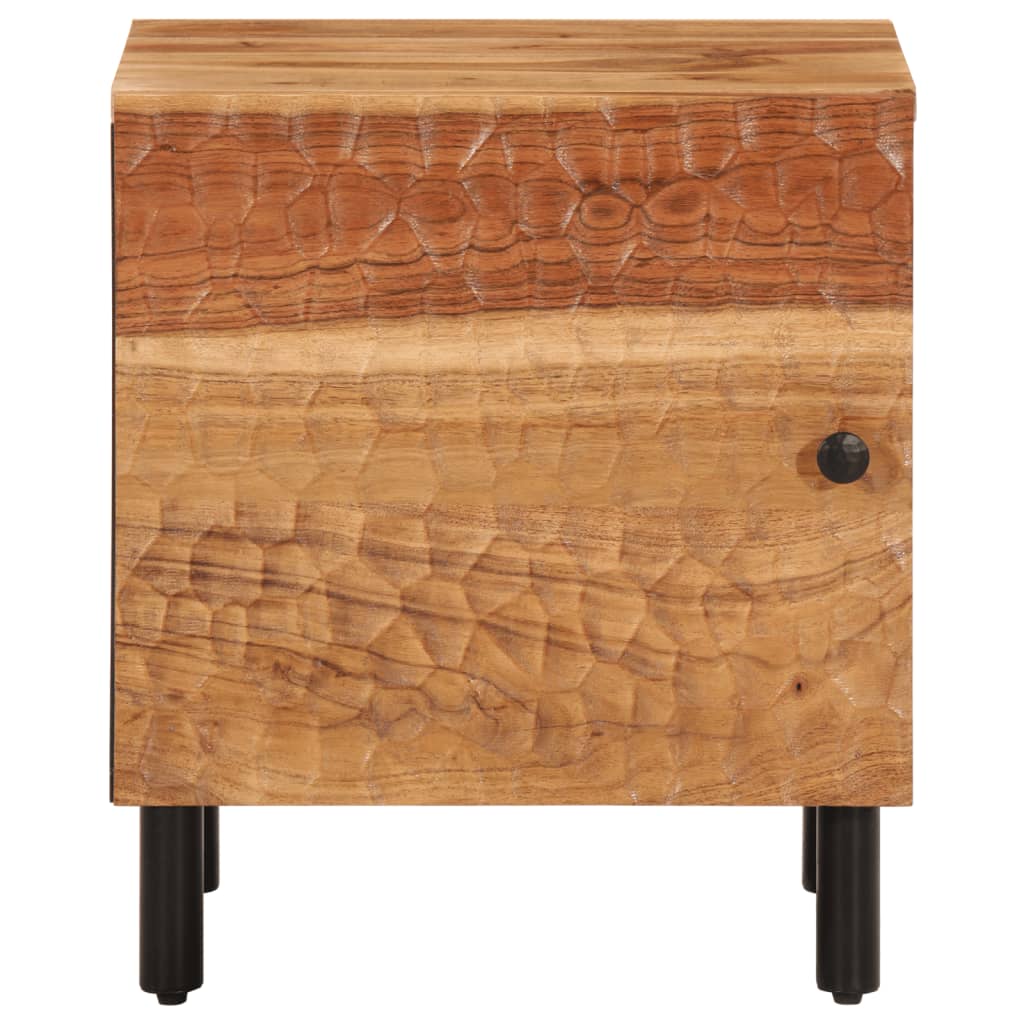 Bedside Cabinets 2 Pcs 40X33X46 Cm Solid Wood Acacia