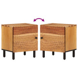 Bedside Cabinets 2 Pcs 40X33X46 Cm Solid Wood Acacia