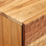 Bedside Cabinets 2 Pcs 40X33X46 Cm Solid Wood Acacia