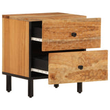 Bedside Cabinets 2 Pcs 40X33X46 Cm Solid Wood Acacia