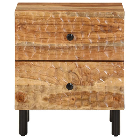 Bedside Cabinets 2 Pcs 40X33X46 Cm Solid Wood Acacia