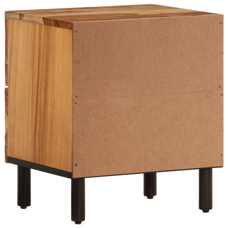 Bedside Cabinets 2 Pcs 40X33X46 Cm Solid Wood Acacia
