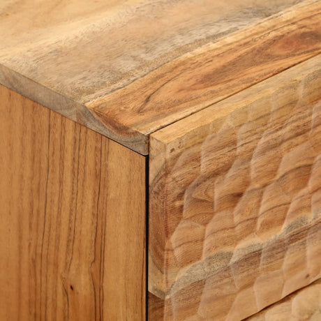 Bedside Cabinets 2 Pcs 40X33X46 Cm Solid Wood Acacia