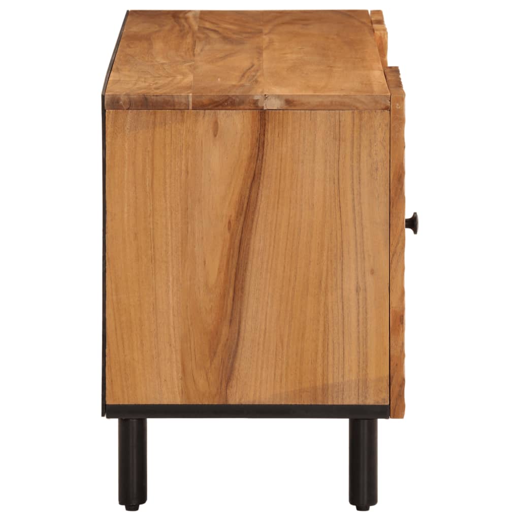 Tv Cabinet 105X33X46 Cm Solid Wood Acacia