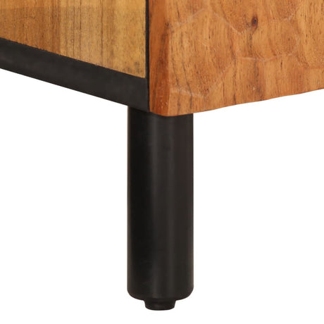 Tv Cabinet 105X33X46 Cm Solid Wood Acacia