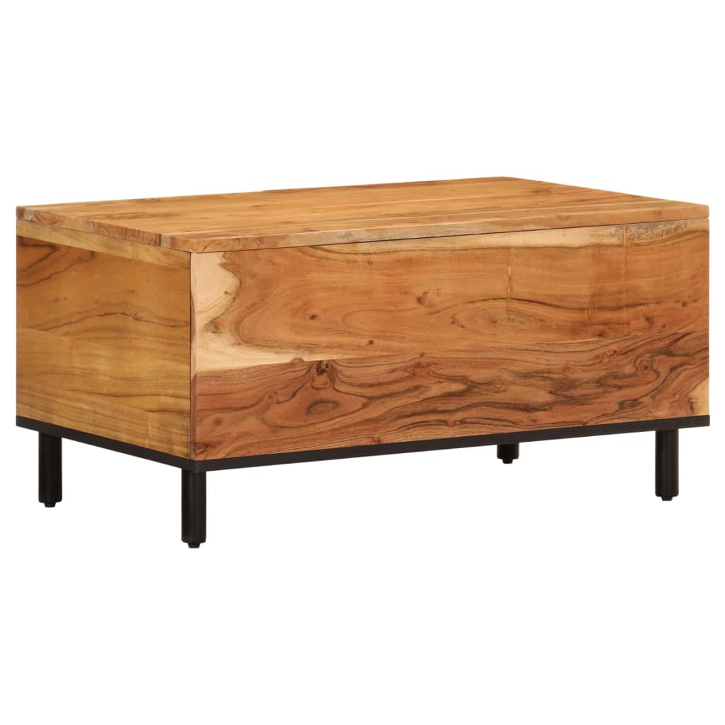 Coffee Table 80X50X40 Cm Solid Wood Acacia