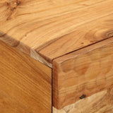 Coffee Table 80X50X40 Cm Solid Wood Acacia
