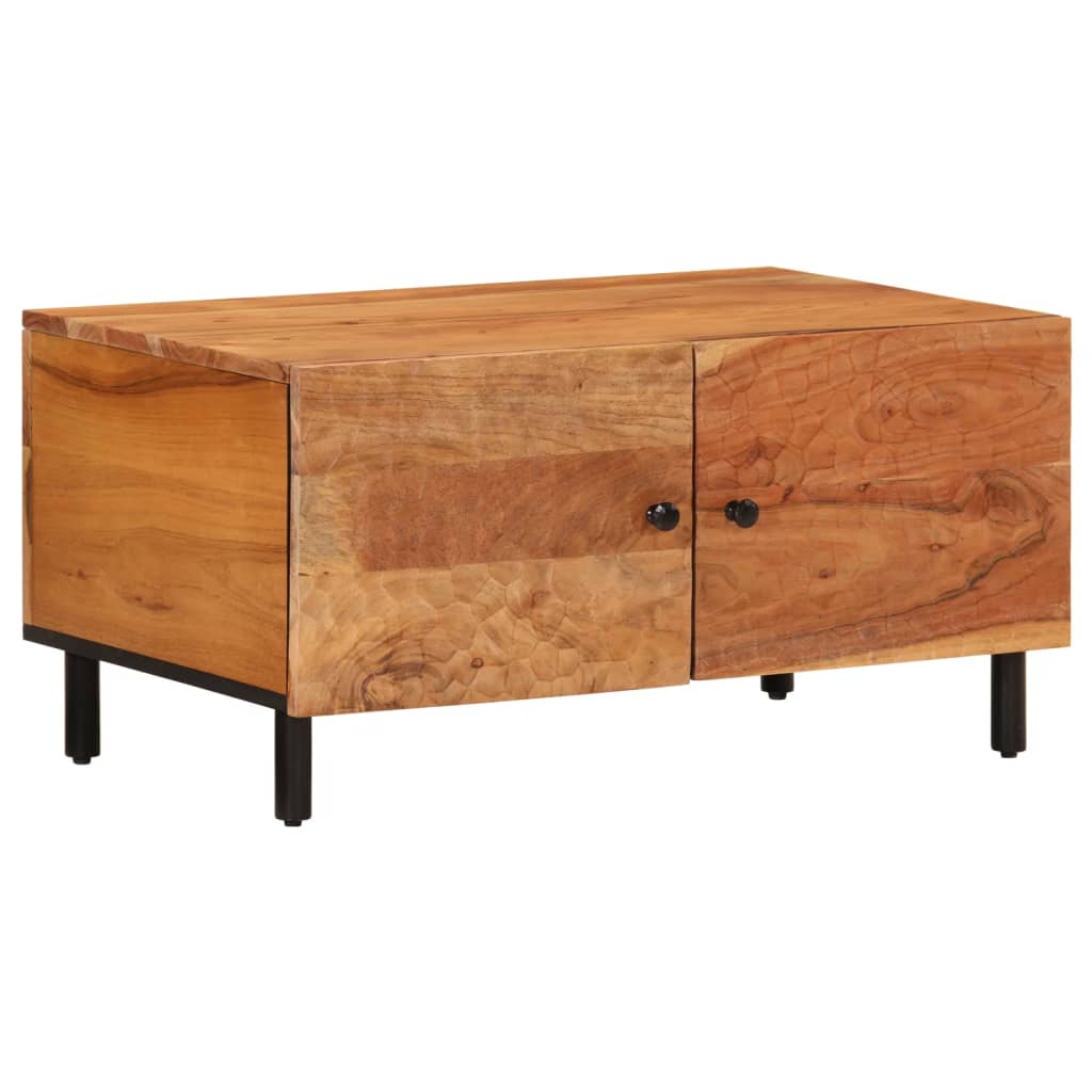 Coffee Table 80X50X40 Cm Solid Wood Acacia