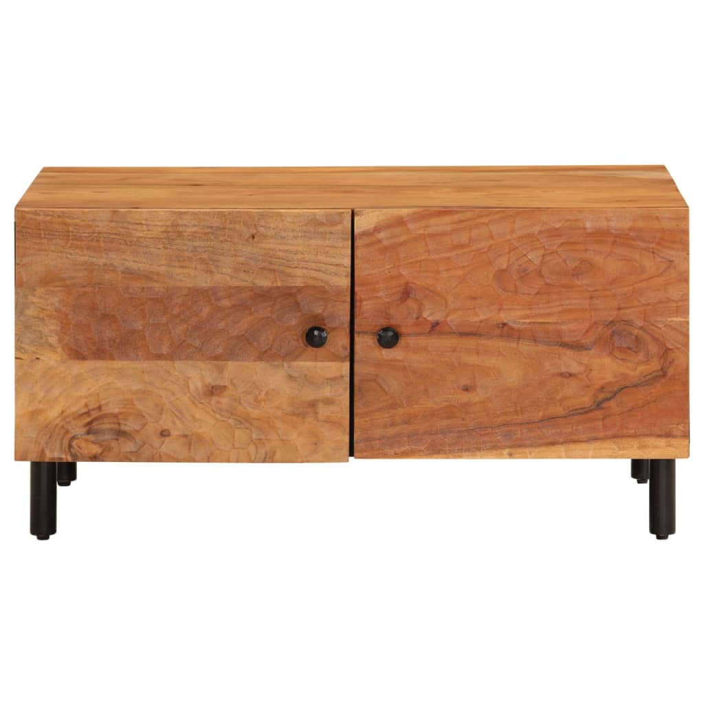 Coffee Table 80X50X40 Cm Solid Wood Acacia