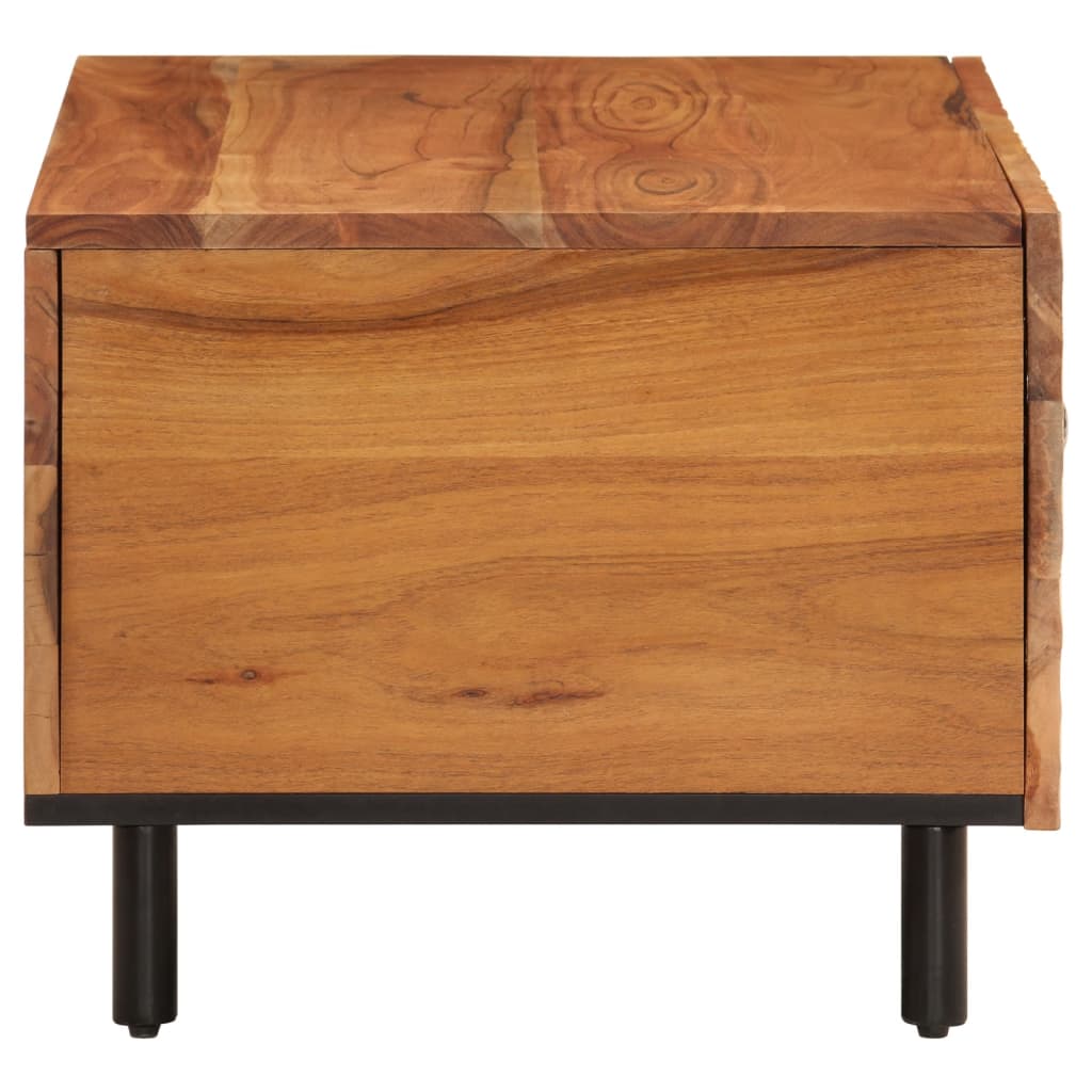 Coffee Table 80X50X40 Cm Solid Wood Acacia